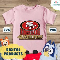 San Francisco 49ers Niner Gang Svg Digital Download