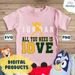 Jordan All You Need Is Love SVG