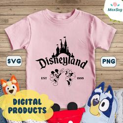 Disneyland Text SVG, Customize Family Trip 2023 SVG, Mouse SVG, Customize Gift Svg, Vinyl Cut File,Dxf, Png, Printable