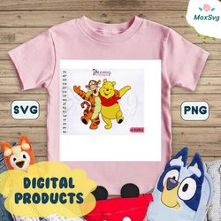 Winnie the Pooh & Tigger Embroidery Design, 4 Sizes Embroidery Designs, Winnie the Pooh Embroidery Design, Pooh Face Mas