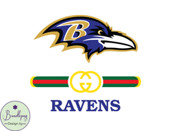 Baltimore Ravens PNG, Gucci NFL PNG, Football Team PNG,  NFL Teams PNG ,  NFL Logo Design 132