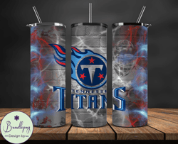Tennessee Titans Tumbler Wrap, American Football Tumbler PNG -12