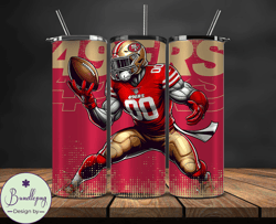 San Francisco 49ers NFL Tumbler Wraps, Tumbler Wrap Png, Football Png, Logo NFL Team, Tumbler Design 28