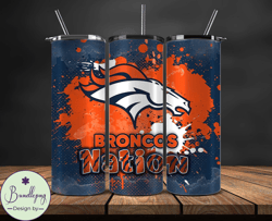 Denver Broncos Logo NFL, Football Teams PNG, NFL Tumbler Wraps PNG Design 16