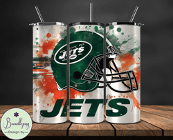New York Jets Logo NFL, Football Teams PNG, NFL Tumbler Wraps PNG Design 29