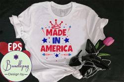 Made in America T-shirt Design Design 86