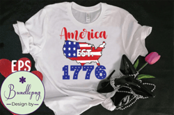 America Est. 1776 T-shirt Design Design 114