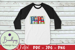 Papa PNG - Father s Day Sublimation PNG Design 05