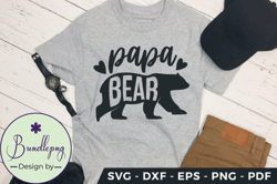 Papa Bear, Father s Day SVG Design 41
