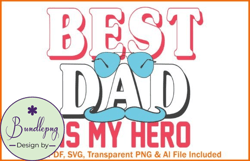 Best Dad, Fathers Day Typography T-shirt Design 119