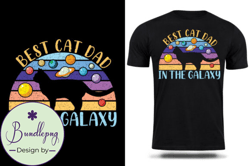 BEST CAT DAD T-shirt Design  Fathers Design 104