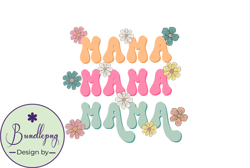 Mama Flowers Mothers Day Mom Floral PNG Design 35
