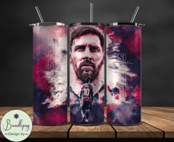 Lionel  Messi Tumbler Wrap ,Messi Skinny Tumbler Wrap PNG, Design by Bundlepng 41