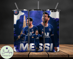 Lionel  Messi Tumbler Wrap ,Messi Skinny Tumbler Wrap PNG, Design by Bundlepng 49