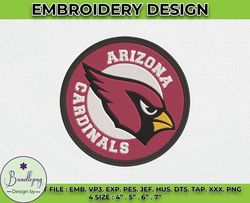 Cardinals Embroidery Designs, NFL Logo Embroidery, Machine Embroidery Pattern -04 by Bundlepng