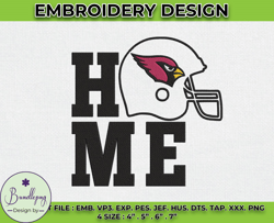 Cardinals Embroidery Designs, NFL Logo Embroidery, Machine Embroidery Pattern -07 by Bundlepng