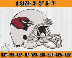 Cardinals Embroidery, NFL Cardinals Embroidery, NFL Machine Embroidery Digital, 4 sizes Machine Emb Files - 03 -Bundlepn