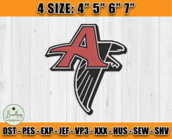 Atlanta Falcons Embroidery, NFL Falcons Embroidery, NFL Machine Embroidery Digital, 4 sizes Machine Emb Files -23-Bundle