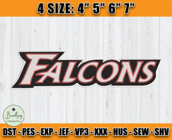 Atlanta Falcons Embroidery, NFL Falcons Embroidery, NFL Machine Embroidery Digital, 4 sizes Machine Emb Files-27-Bundlep