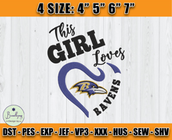 Ravens Embroidery, NFL Ravens Embroidery, NFL Machine Embroidery Digital, 4 sizes Machine Emb Files-04-Bundlepng