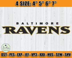 Ravens Embroidery, NFL Ravens Embroidery, NFL Machine Embroidery Digital, 4 sizes Machine Emb Files -22-Bundlepng