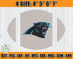 Panthers Embroidery, NFL Panthers Embroidery, NFL Machine Embroidery Digital, 4 sizes Machine Emb Files -15 Bundlepng