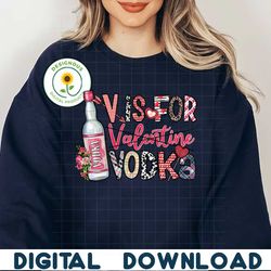 Valentines Day PNG, Valentine Vodka PNG