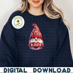 Valentine Gnome PNG Design