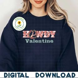 Howdy valentine PNG file, Western Valentines Day Bundle