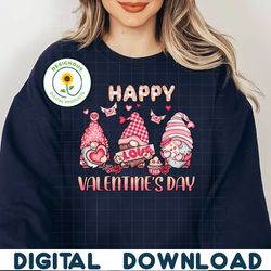 Happy Gnome Valentines Day PNG file
