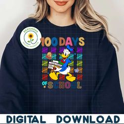 100 DAYS OF SCHOOL Donald PNG
