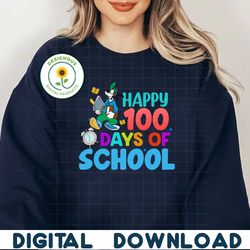 Happy 100 days of school Goofy PNG