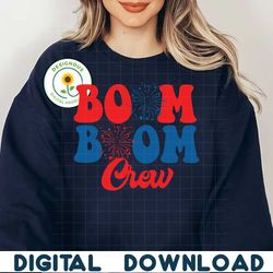 BOOM BOOM Crew SVG PNG, 4th of July SVG Bundle