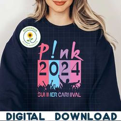 Retro Pink Summer Carnival 2024 SVG