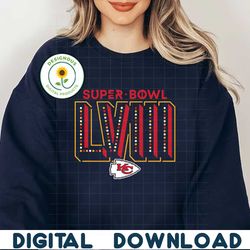 Super Bowl LVIII Kansas City Chiefs Logo SVG