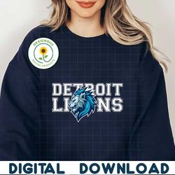 Detroit Lions Football NFL Team SVG