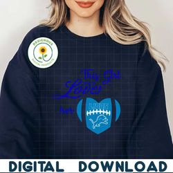 NFL This Girl Loves Her Detroit Lions Heart SVG