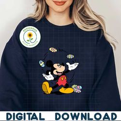 Funny Easter Eggs Mickey Mouse SVG