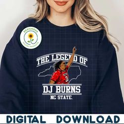 NC State Basketball The Legend Of DJ Burns SVG