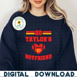 Go Taylors Boyfriend Funny Football SVG