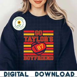 Go Taylors Boyfriend Funny Kelce SVG