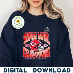 Kansas City Chiefs Super Bowl Champions SVG