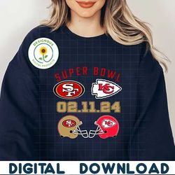Super Bowl Chiefs vs 49ers Helmet SVG
