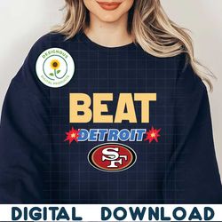 San Francisco 49ers Beat Detroit Lions SVG