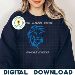 The Lions Has Awakened Detroit Football SVG