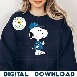 Snoopy Detroit Lions Football SVG