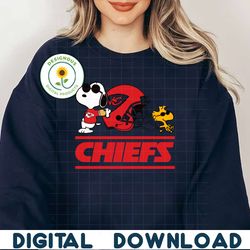 Kansas City Chiefs Snoopy And Woodstock SVG