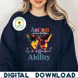 Autism Is Not A Disability Its A Different Ability SVG