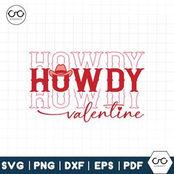 Howdy Valentine SVG, Valentine SVG