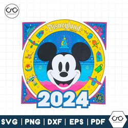 Mickey Disneyland Resort 2024 PNG